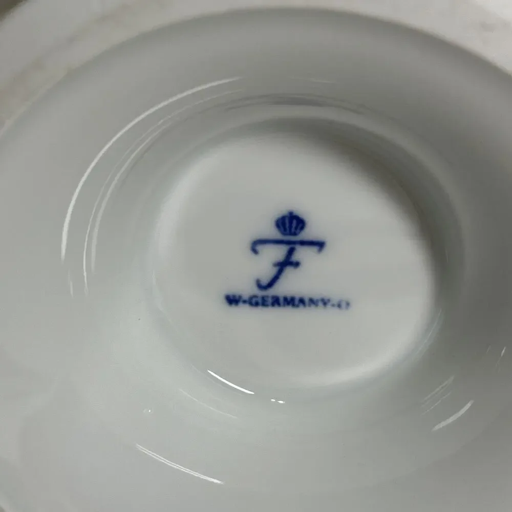 Vtg Furstenberg Porcelain White Tall 10